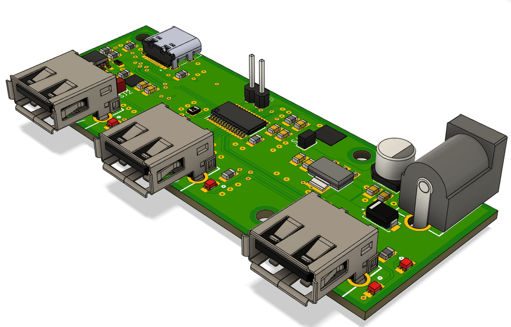 USB 2.0 HUB Communication