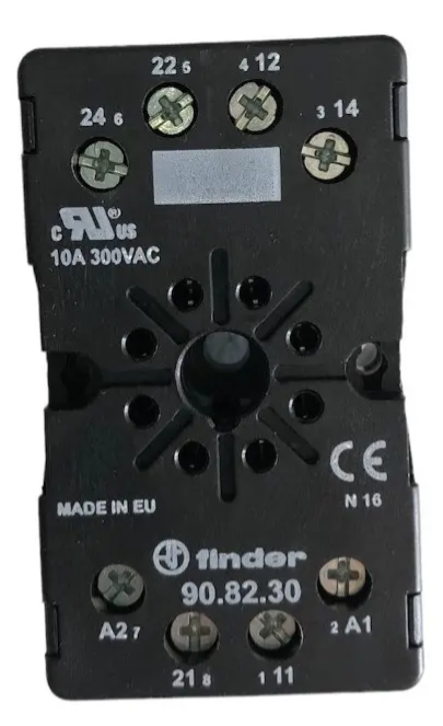 Base para relevador de 8 pines FINDER